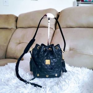 MCM Quilted Bucket Sling Shoulder bag or crossbody